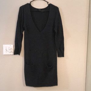 Grey Sweater Dress